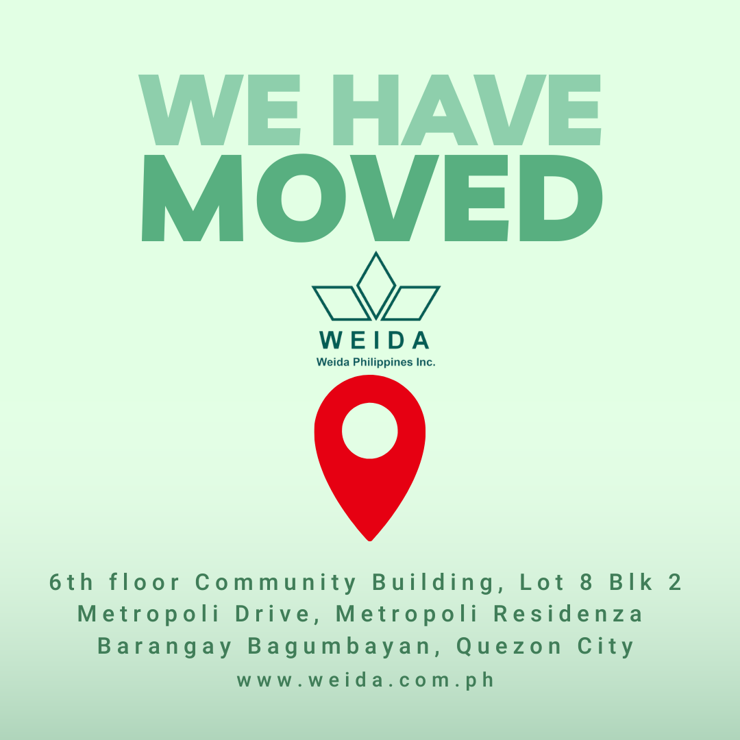Weida Phillippines, Inc. NEW SALES OFFICE ADDRESS